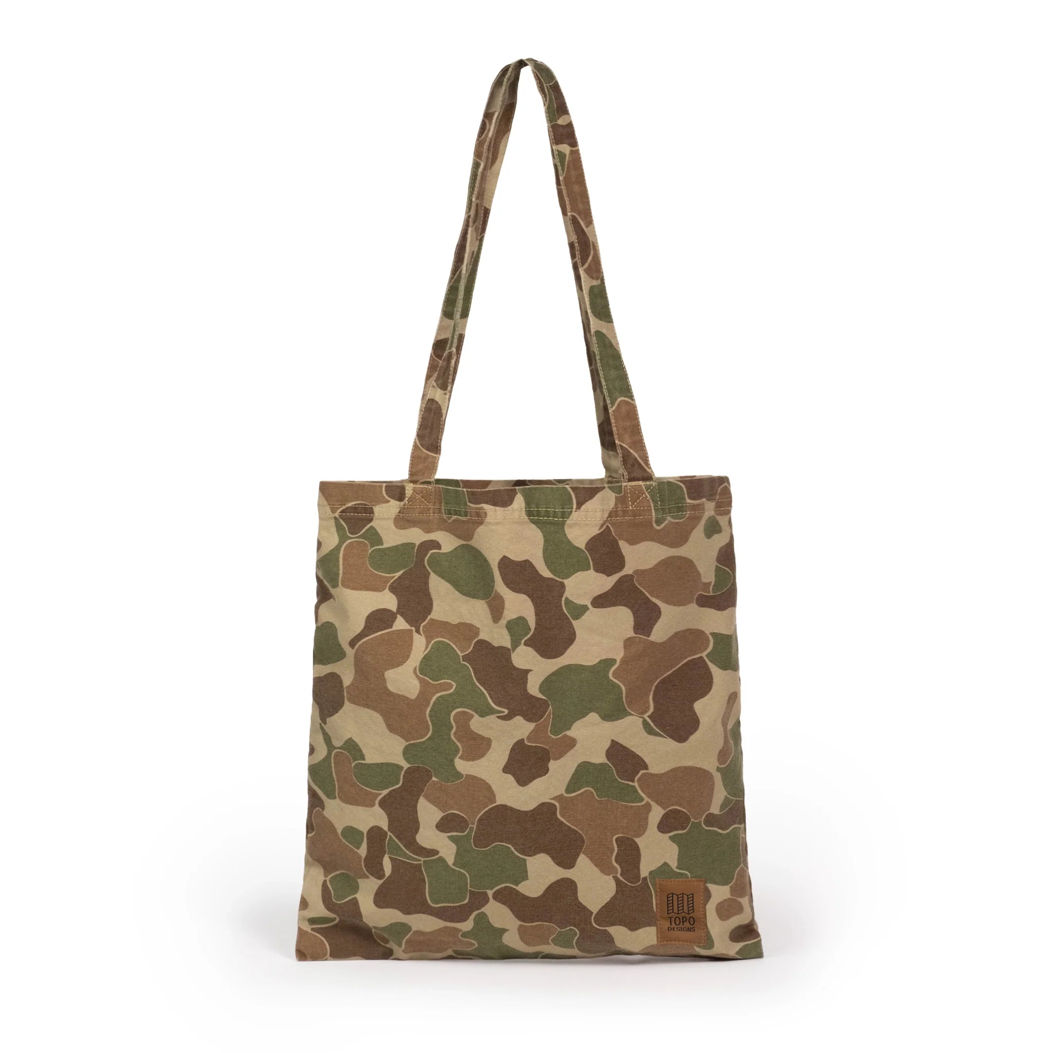 Utility Canvas Tote Duck Camo