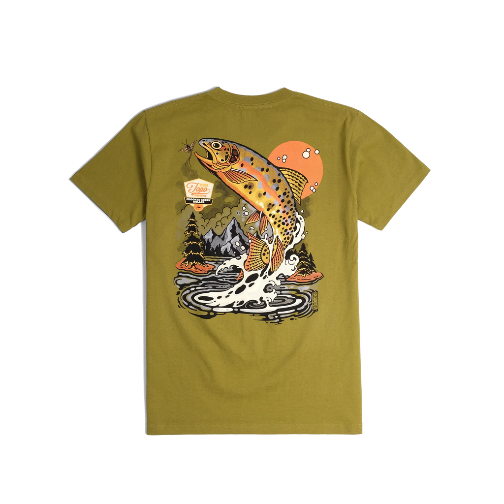 Topo Designs x CCH x Pine Printshop Golden Trout Tee
