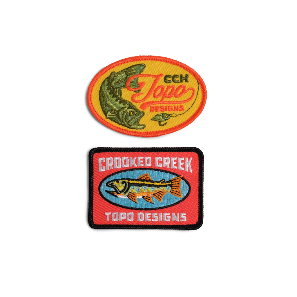 Topo Designs x CCH x Pine Printshop Patch 2-pack