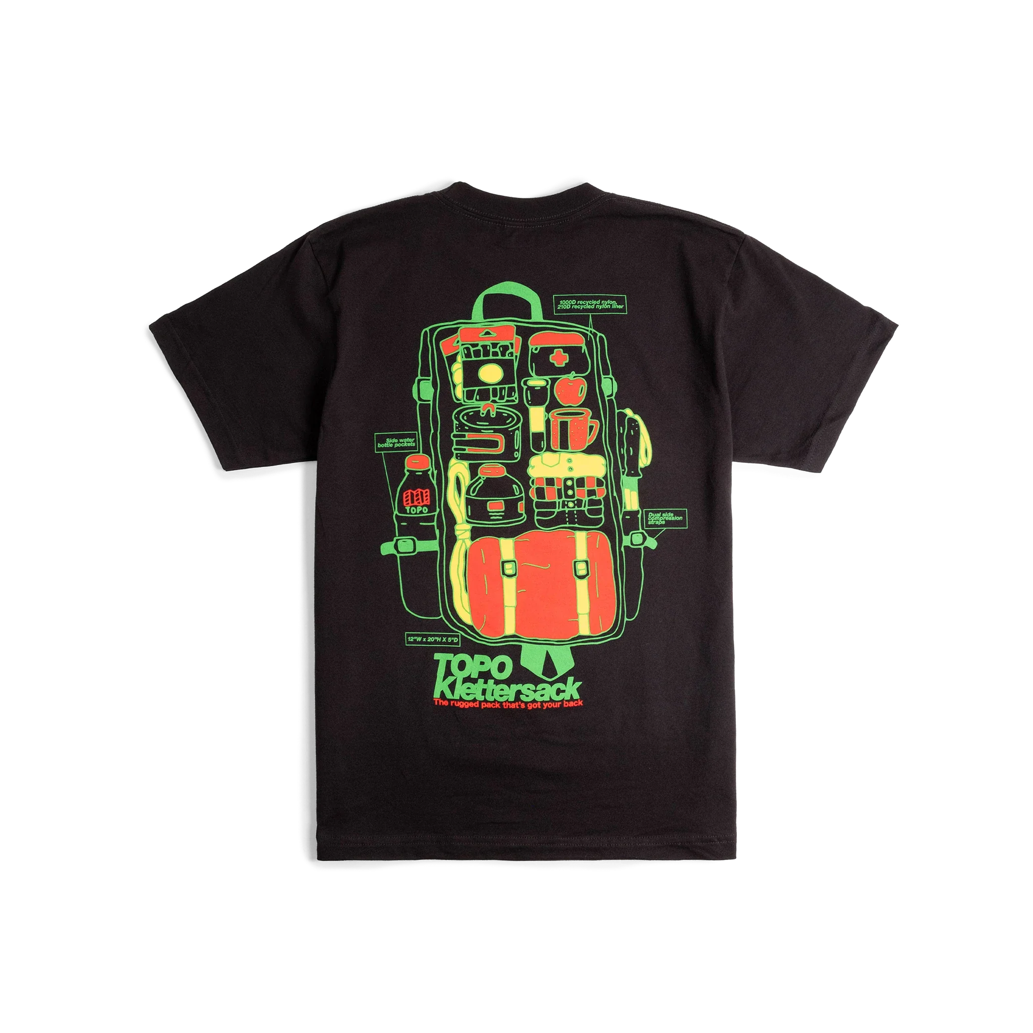 Topo Designs x Pine Printshop Klettersack Tee